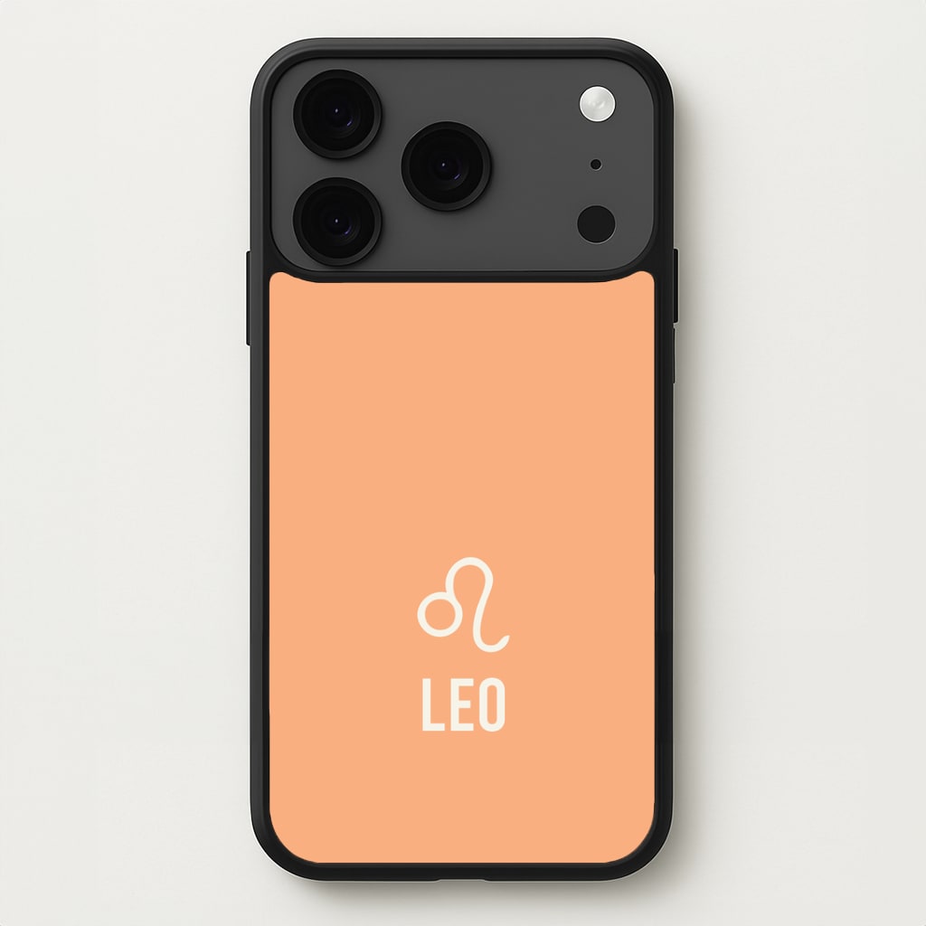 Leo Pastel Zodiac iPhone 17 Pro Case