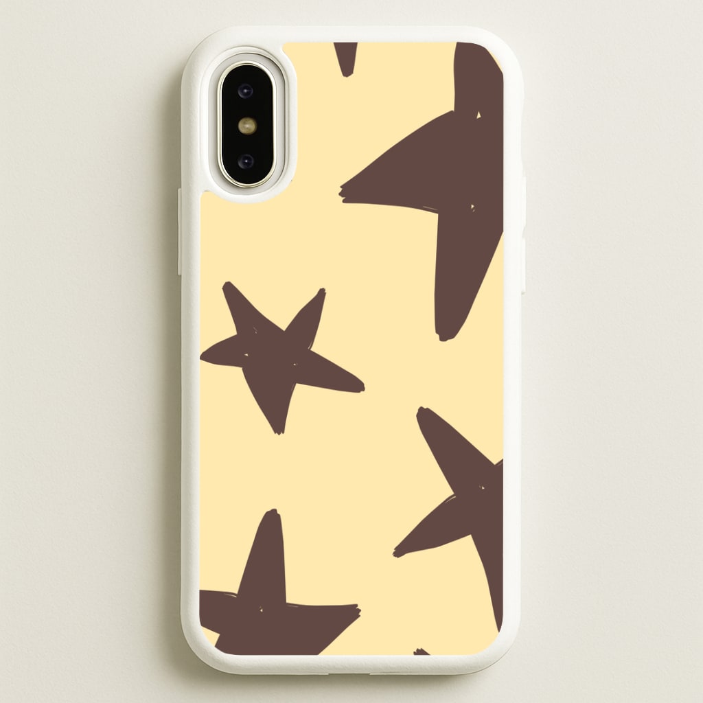 Vanilla & Chocolate Stars iPhone X / XS Case