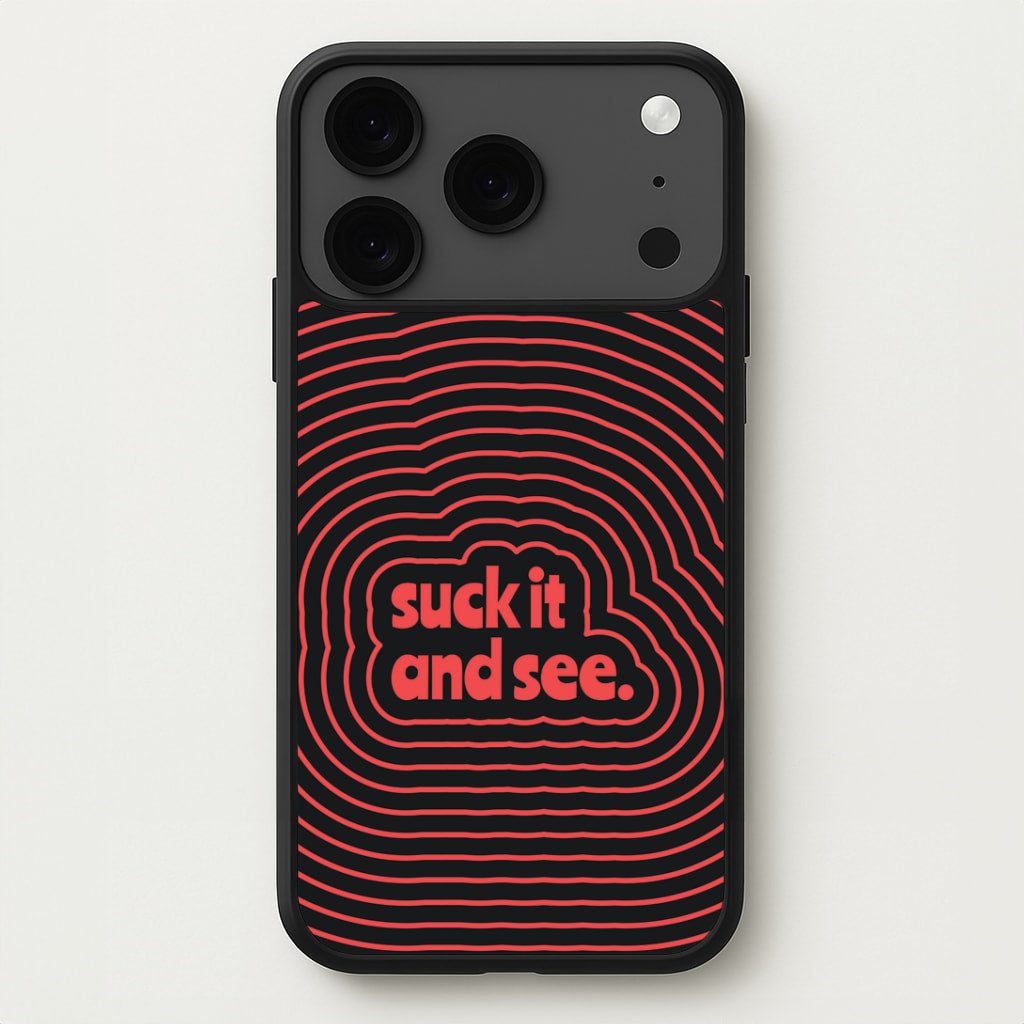 Suck It And See Psychedelic iPhone 17 Pro Case
