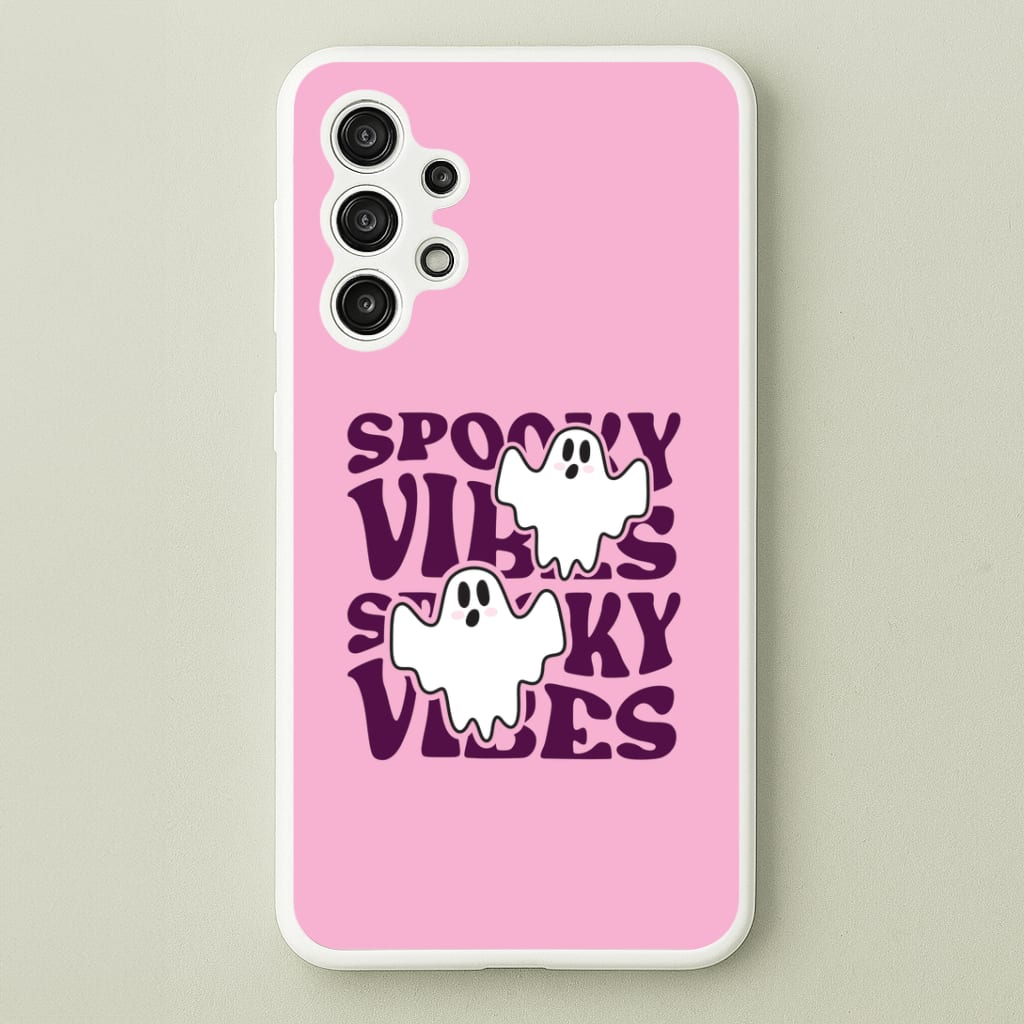 Spooky Vibes Pink Galaxy A13 Case
