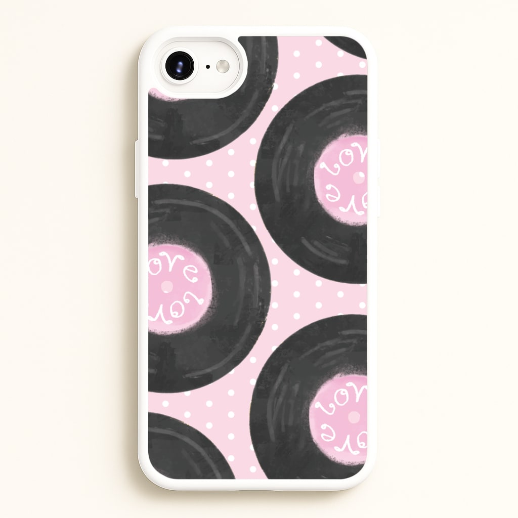 Thrifted Vinyl Polka Pattern iPhone 6 Plus / 7 Plus / 8 Plus Case