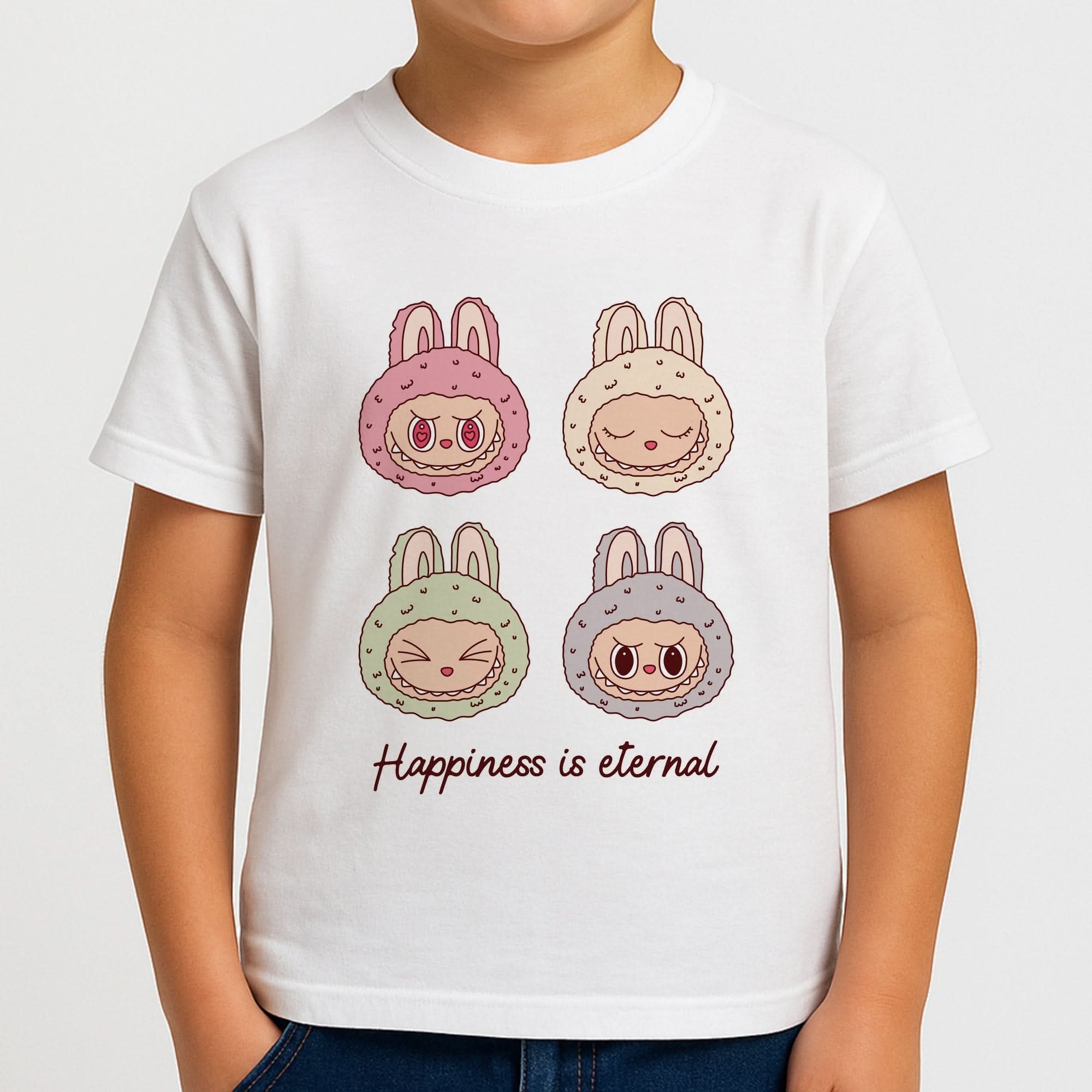 Happiness Is Eternal Monsters Boys T-Shirt