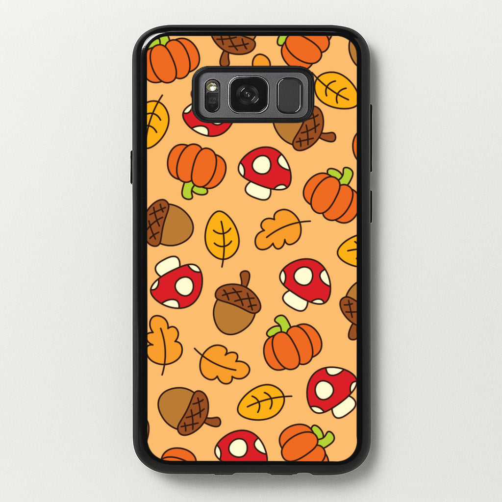 Cartoon Autumn Icons Pattern Galaxy S8 Plus Case