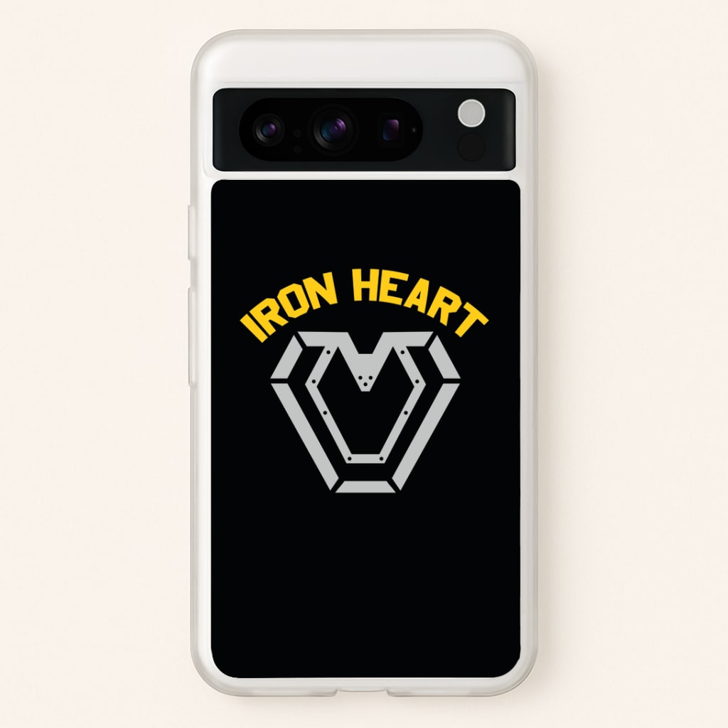 Metal Hero Heart Google Pixel 8 Pro Case