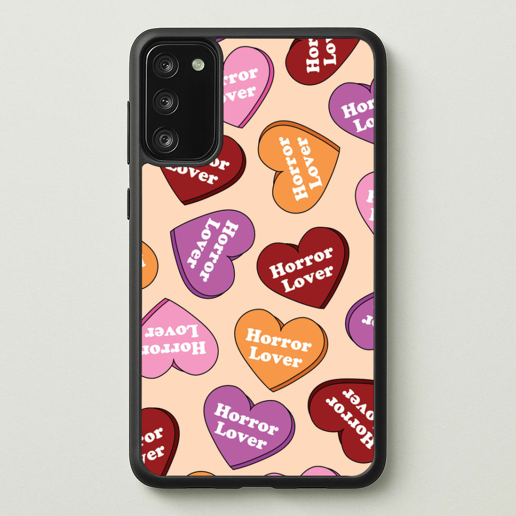 Horror Lover Hearts Pattern Galaxy S20 Case