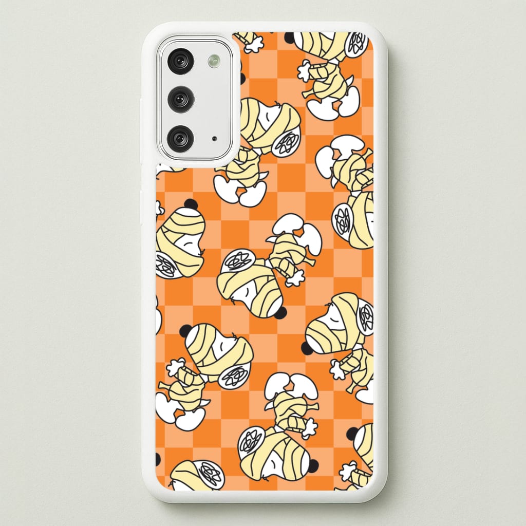 Mummy Cartoon Beagle Pattern Galaxy Note 20 Case