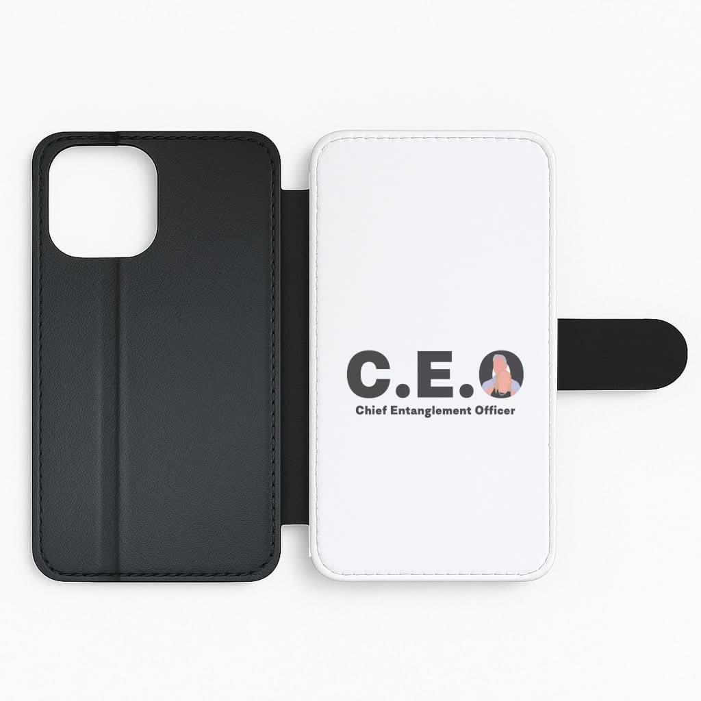 Chief Entanglement Officer Flip Phone Case