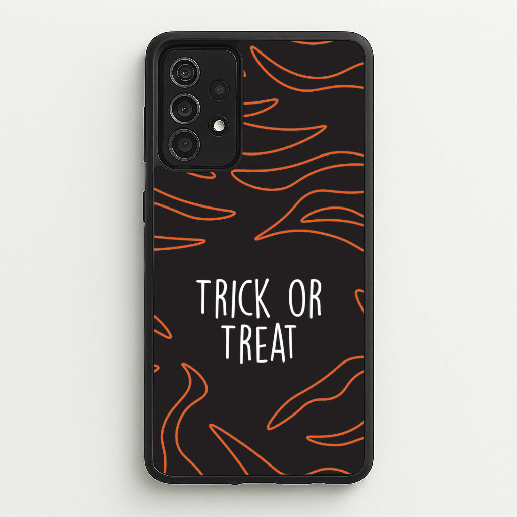 Zebra Print Trick Or Treat Galaxy A52 / A52s Case