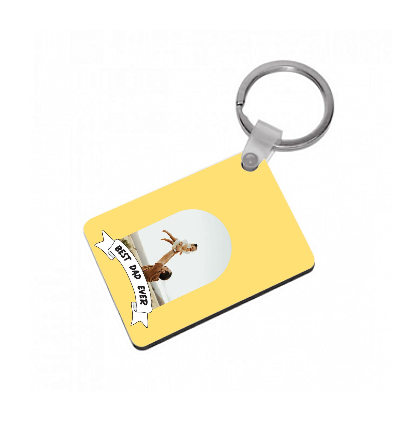 Best Dad Ever - Personalised Father's Day Keyring