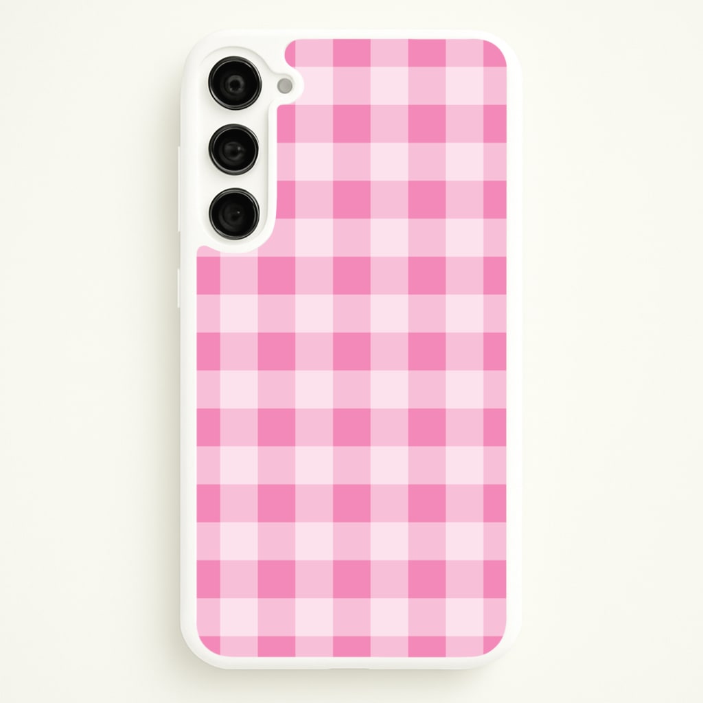 Strawberry Gingham Galaxy S23 Plus Case