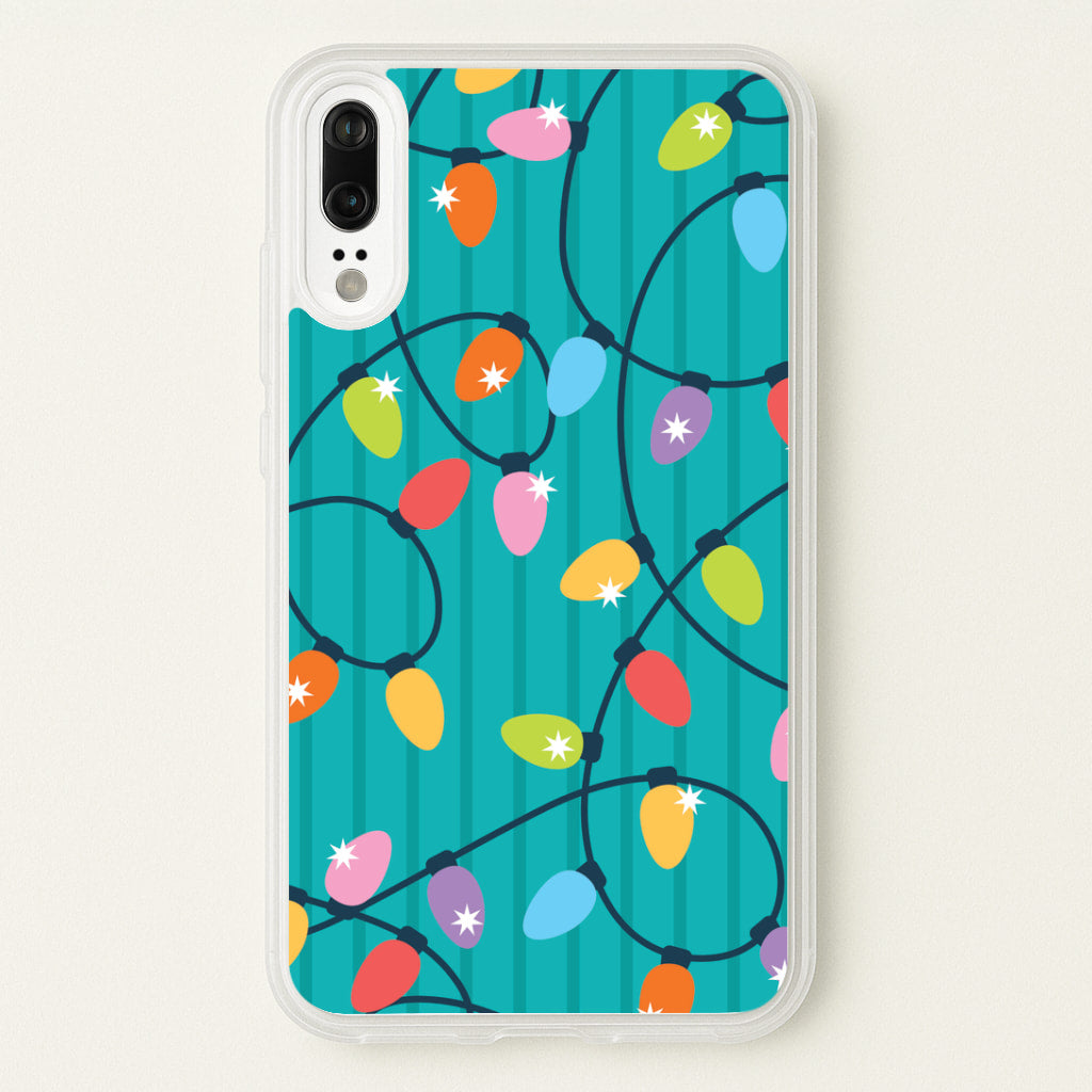 Funky Christmas Lights Pattern Huawei P20 Case