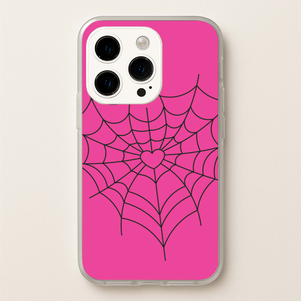 Spiderweb Hearts II iPhone 14 Pro Max Case