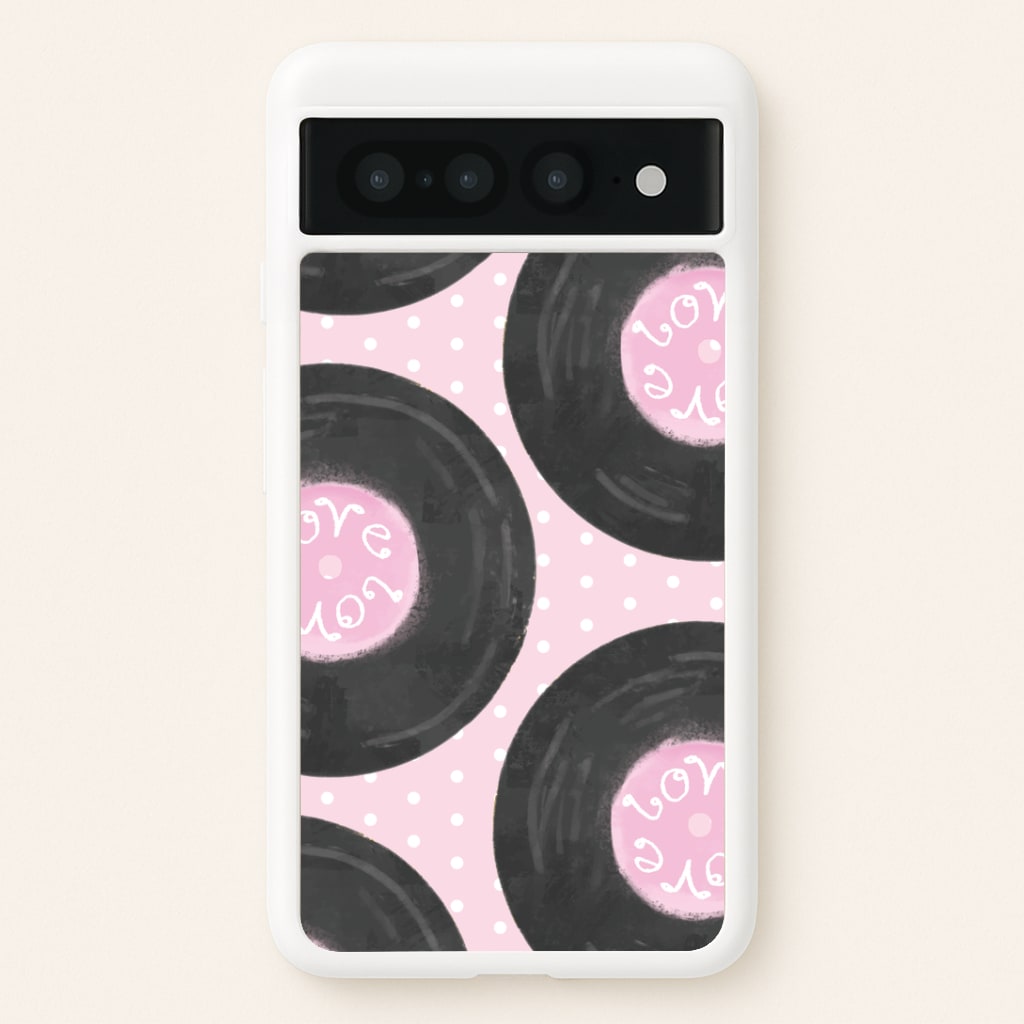 Thrifted Vinyl Polka Pattern Google Pixel 7 Pro Case
