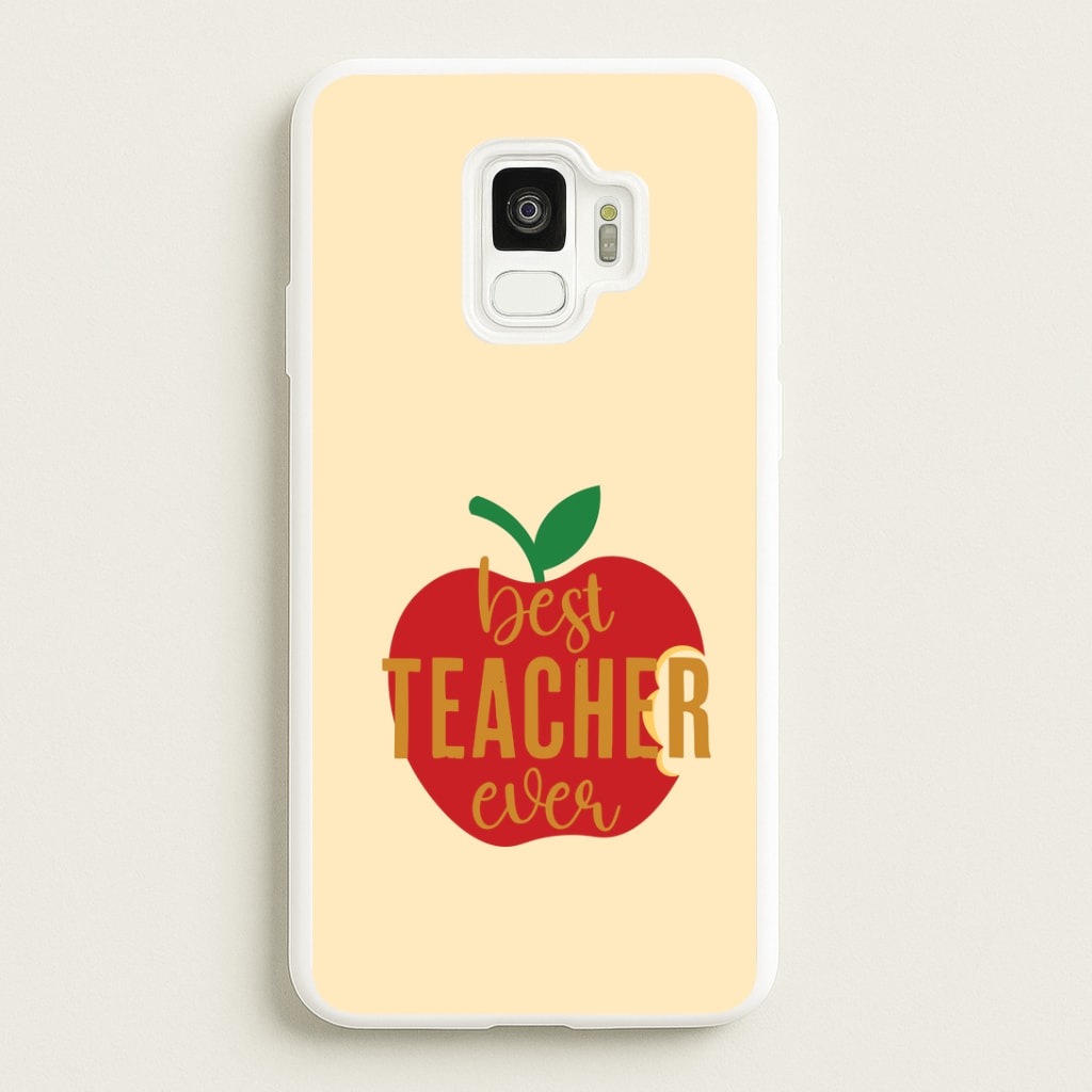 Apple Best Teacher Ever Galaxy S9 Case