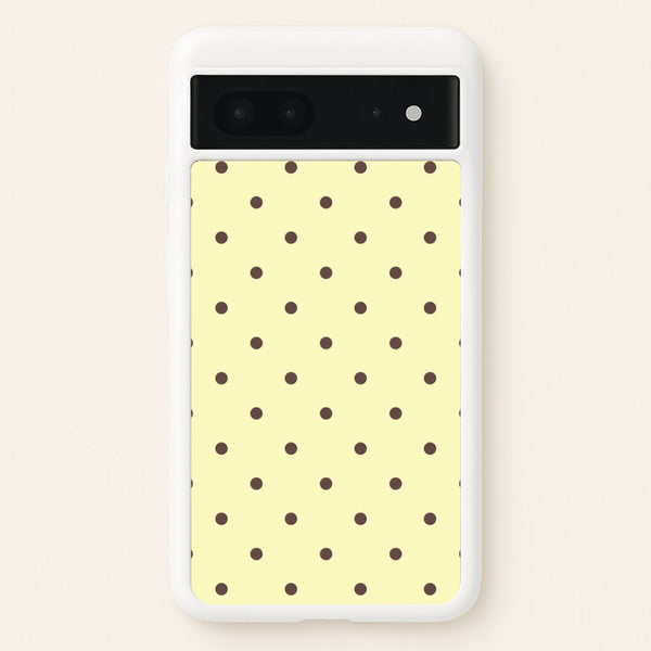 Vanilla & Chocolate Polka Dots Google Pixel 7 Case