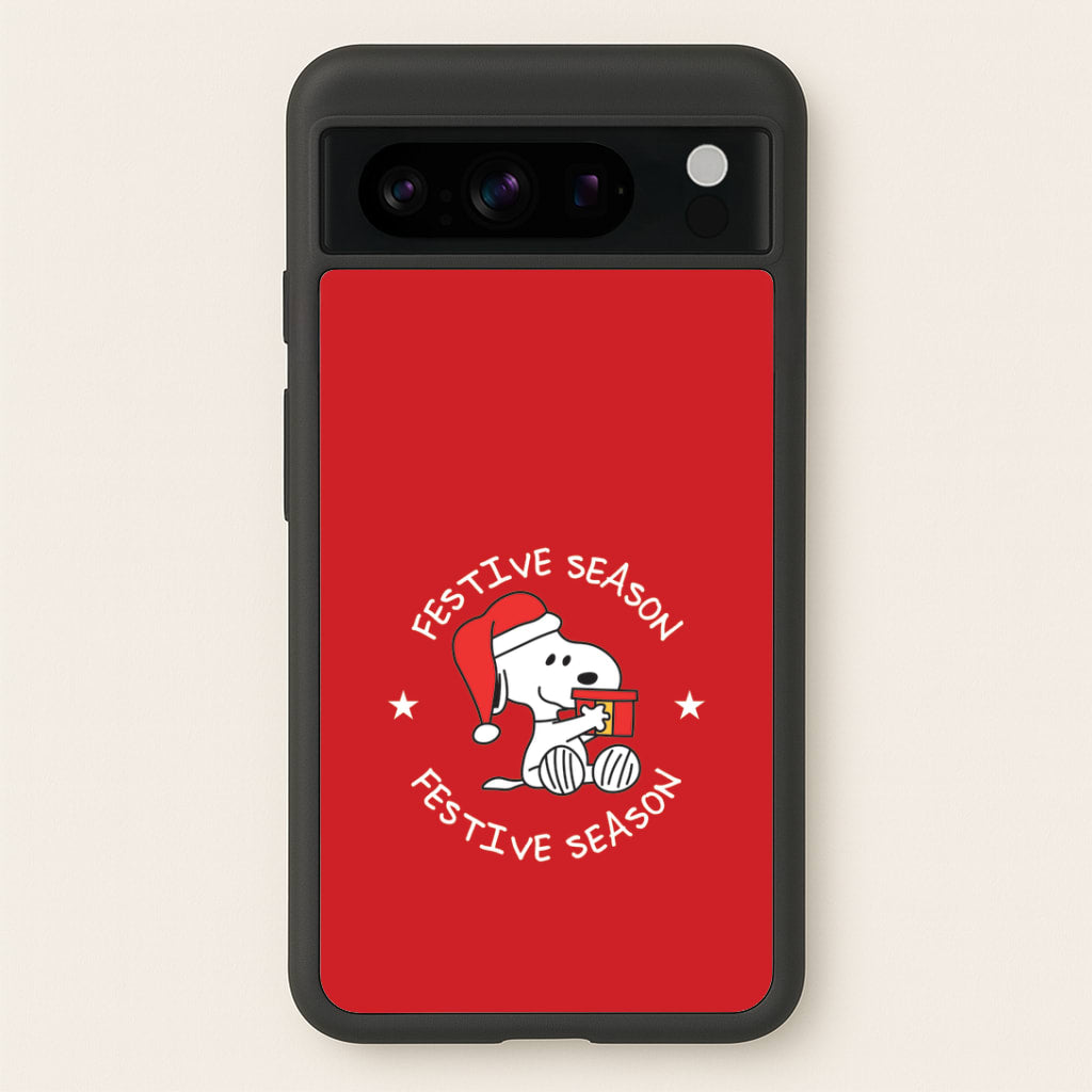 Cartoon Beagle Festive Season Google Pixel 8 Pro Case
