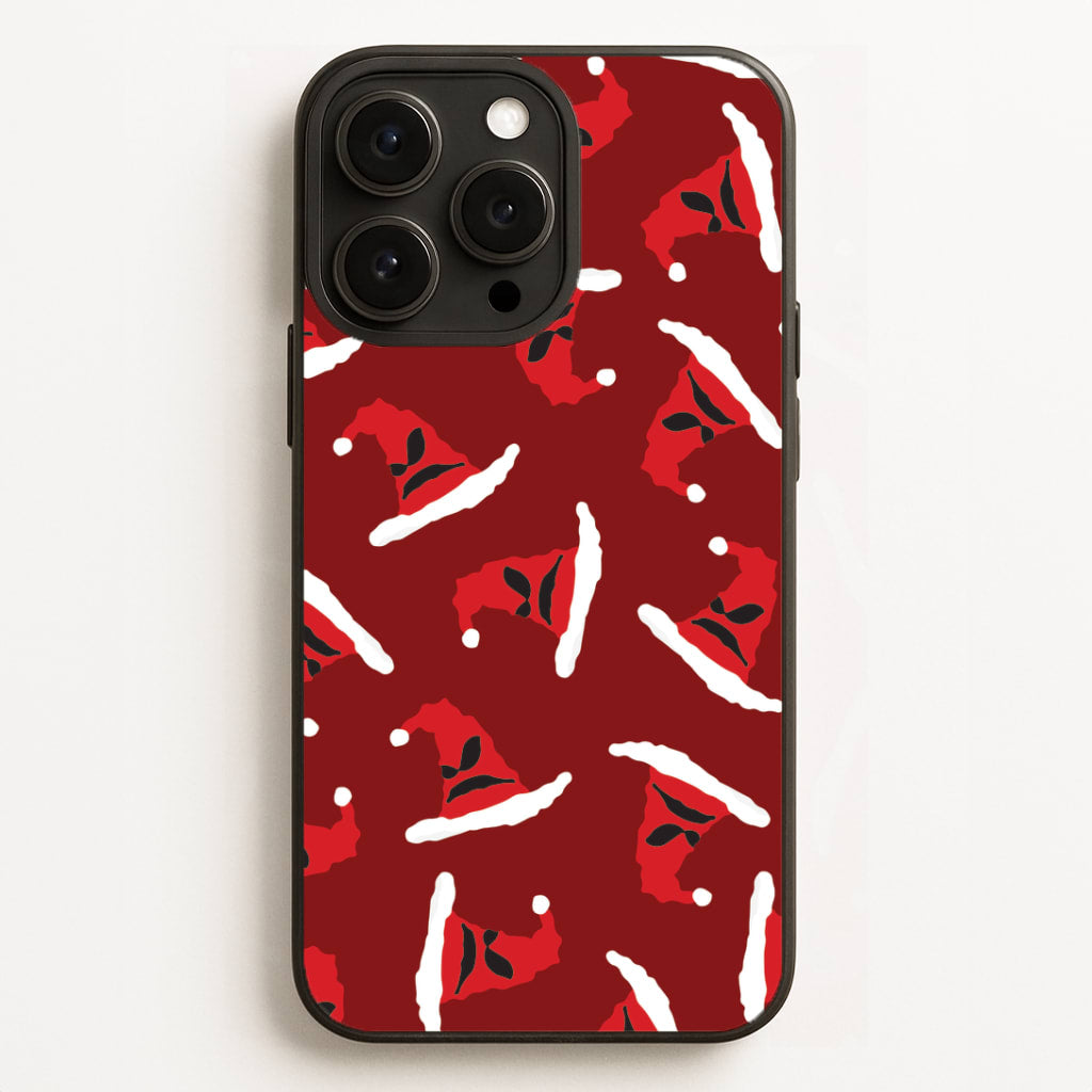 Sorting Christmas Hat Pattern iPhone 16 Pro Case