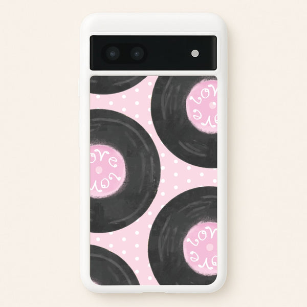 Thrifted Vinyl Polka Pattern Google Pixel 7a Case