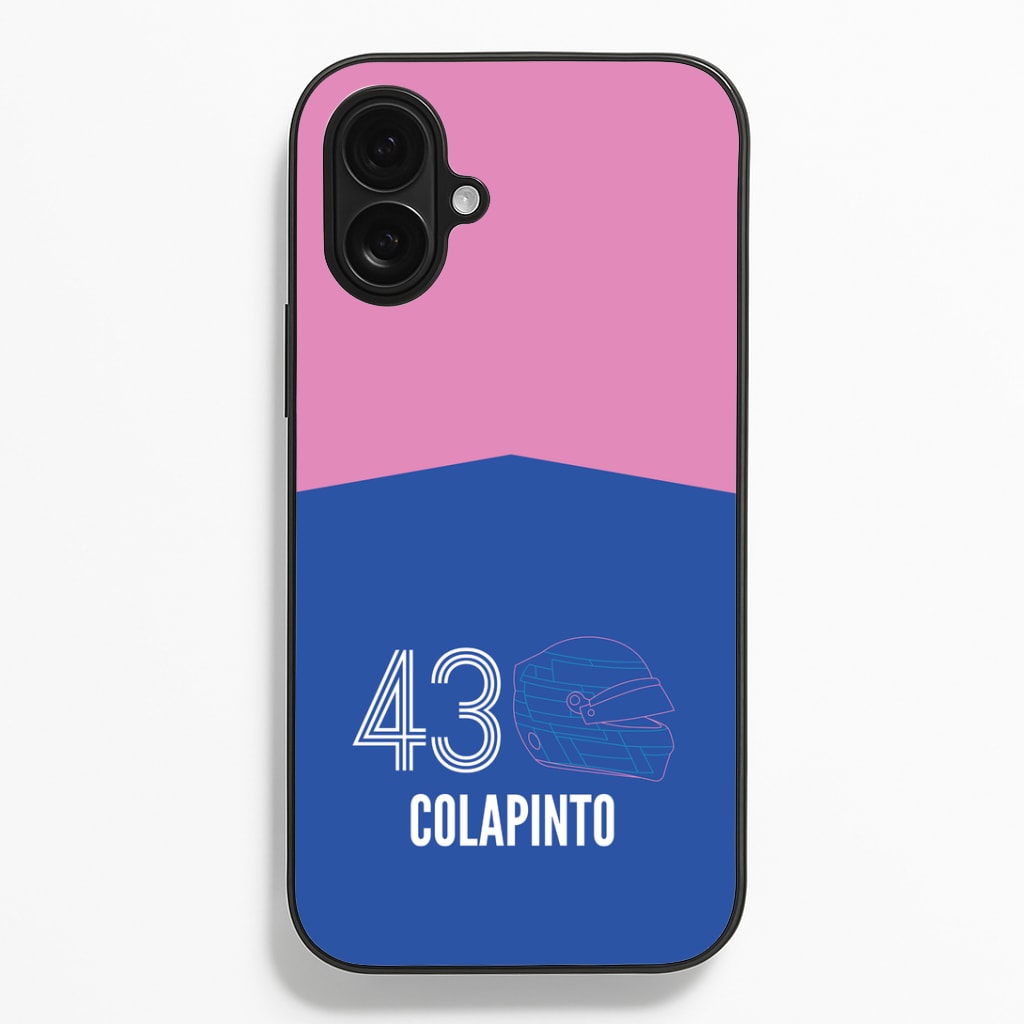 Colapinto Helmet 2026 iPhone 16 Plus Case
