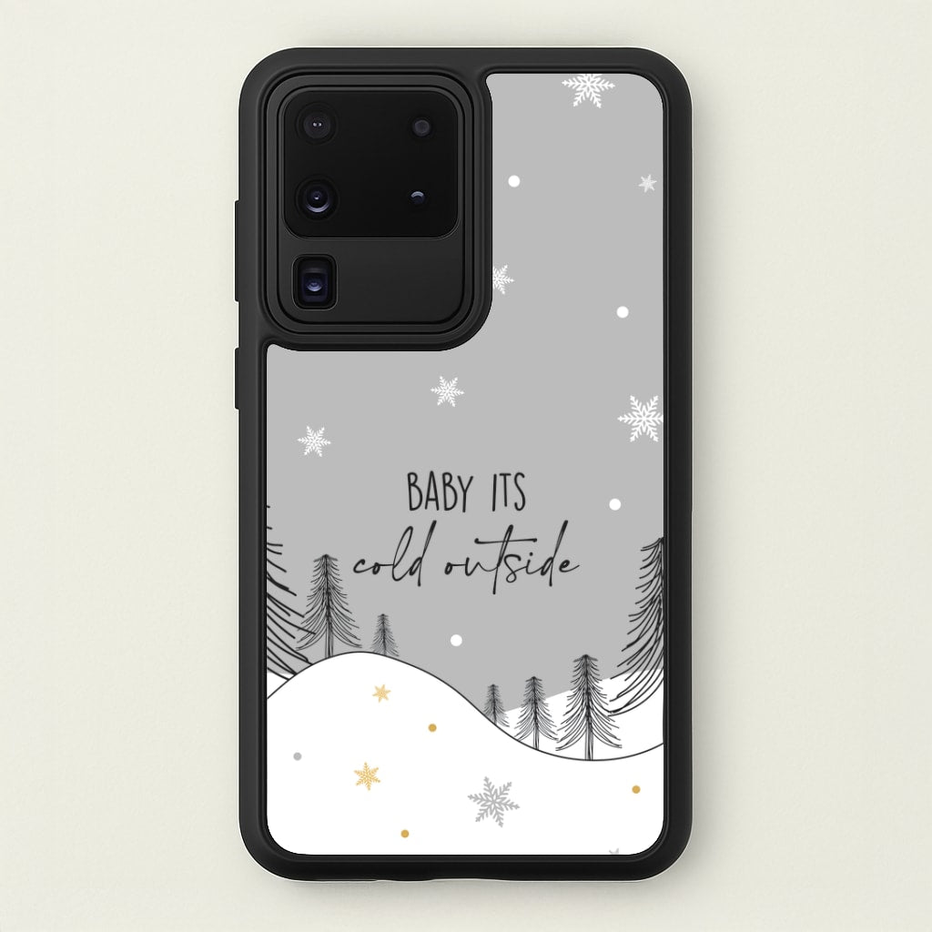 Baby It's Cold Outisde Landscape Galaxy S20 Ultra Case