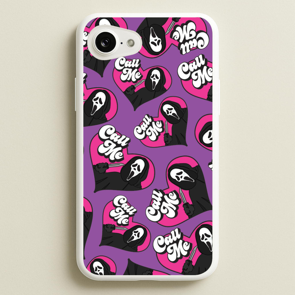 Call Me Heart Pattern iPhone 16e Case