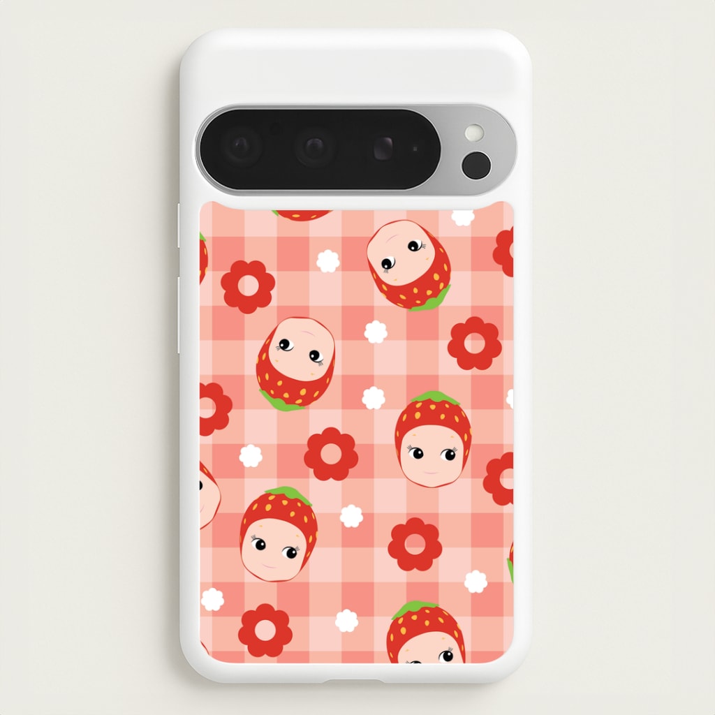 Strawberry Angel Pattern Google Pixel 9 Pro XL Case