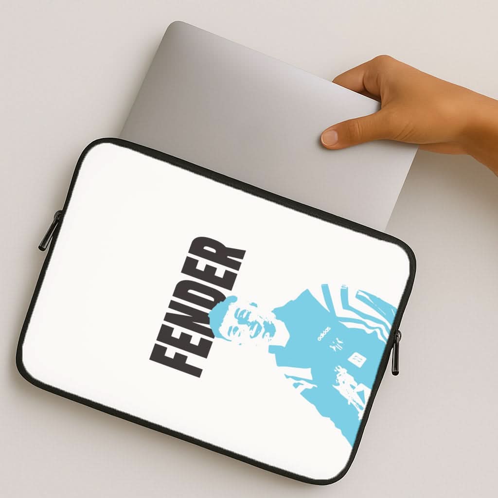 Fender Silhouette Blue MacBook Cover