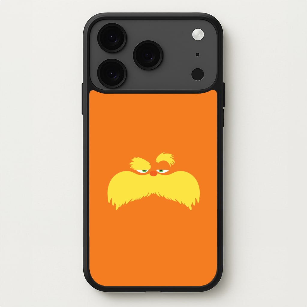 Orange Tree Creature Face iPhone 17 Pro Case