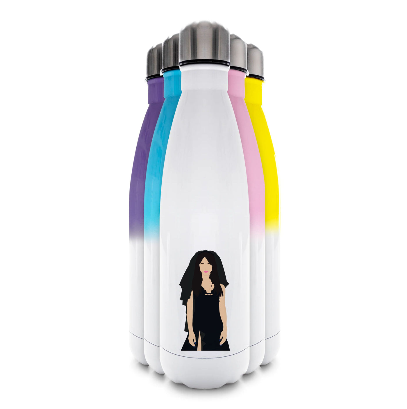 Black Dress - Jenna Ortega Water Bottle