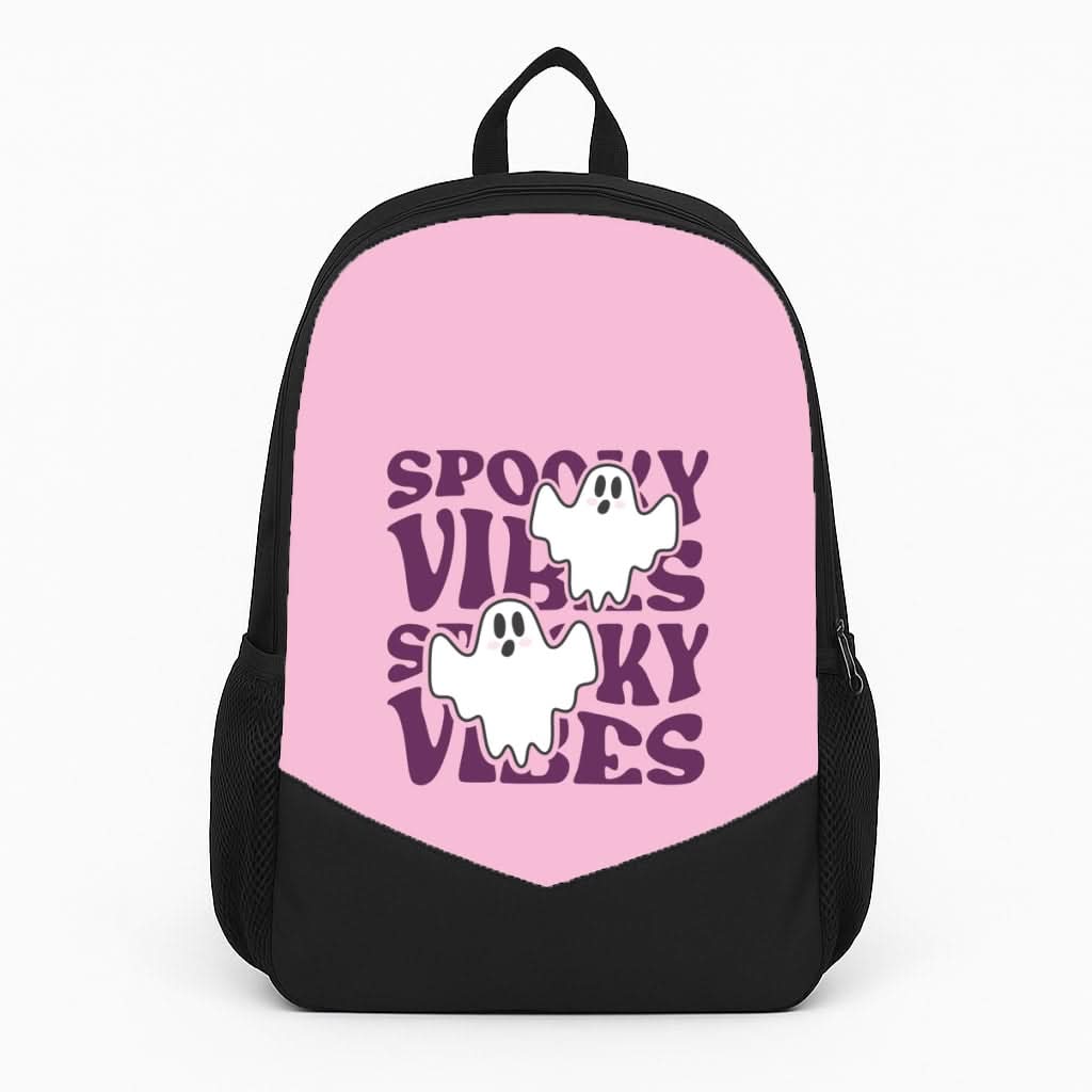 Spooky Vibes Pink Backpack