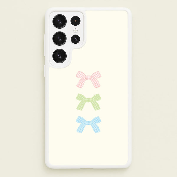 Gingham Tiered Ties Galaxy S23 Ultra Case