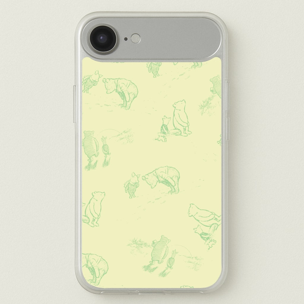 Sketched Winnie Pattern iPhone 17 Air Case
