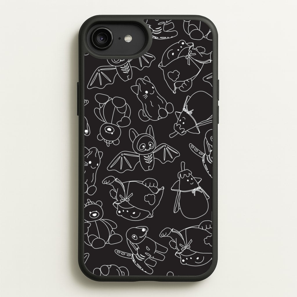 Halloween Plushies Pattern II - Halloween iPhone 6 Plus / 7 Plus / 8 Plus Case