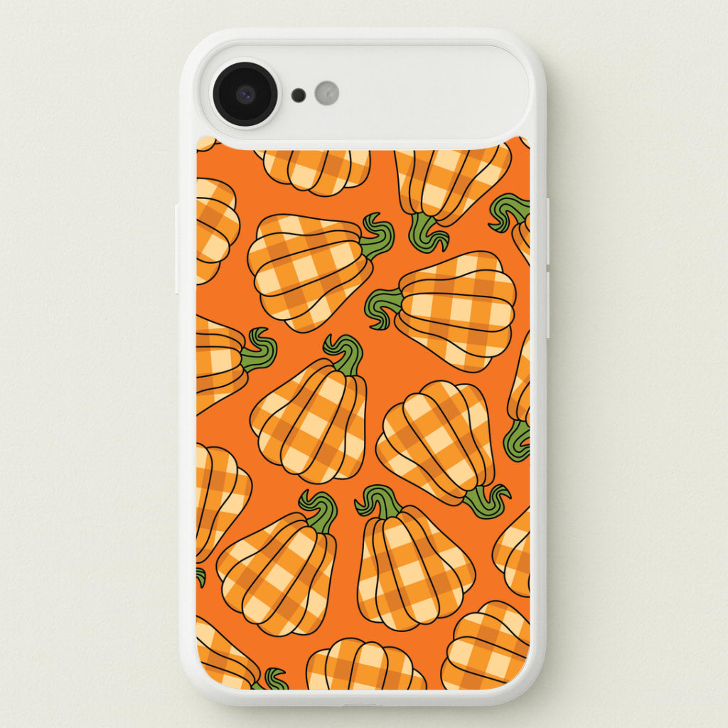 Tartan Pumpkins Pattern iPhone 17 Air Case