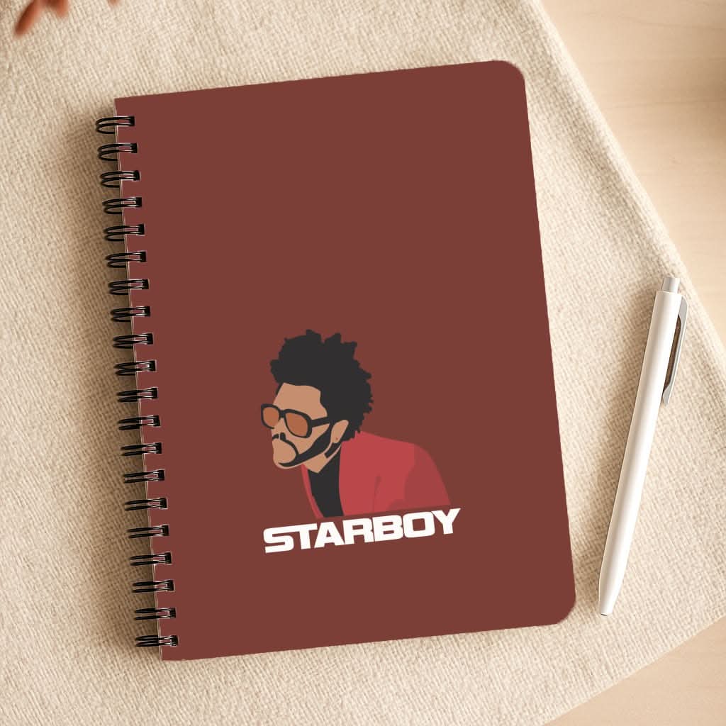 Starboy Singer Title Notepad