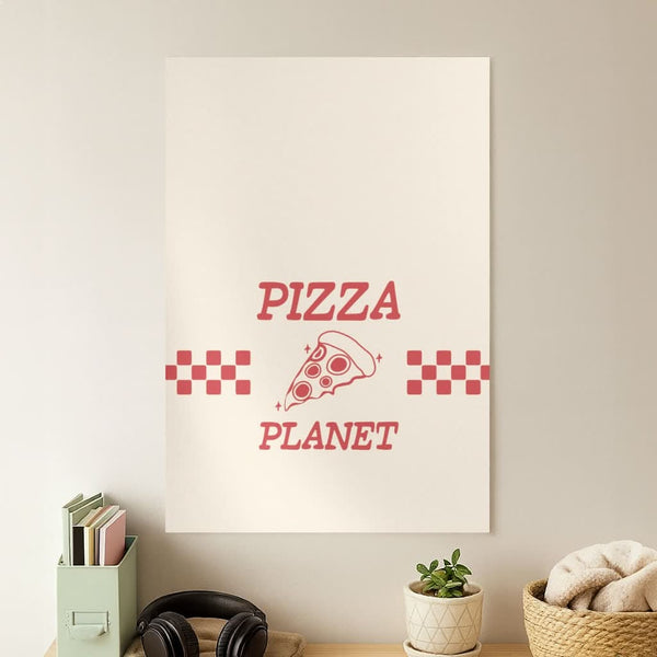 Retro Pizza Planet Poster