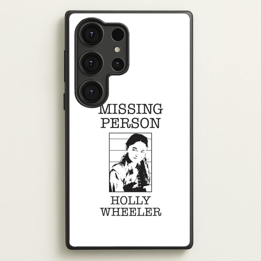 Missing Person Holly Galaxy S25 Ultra Case