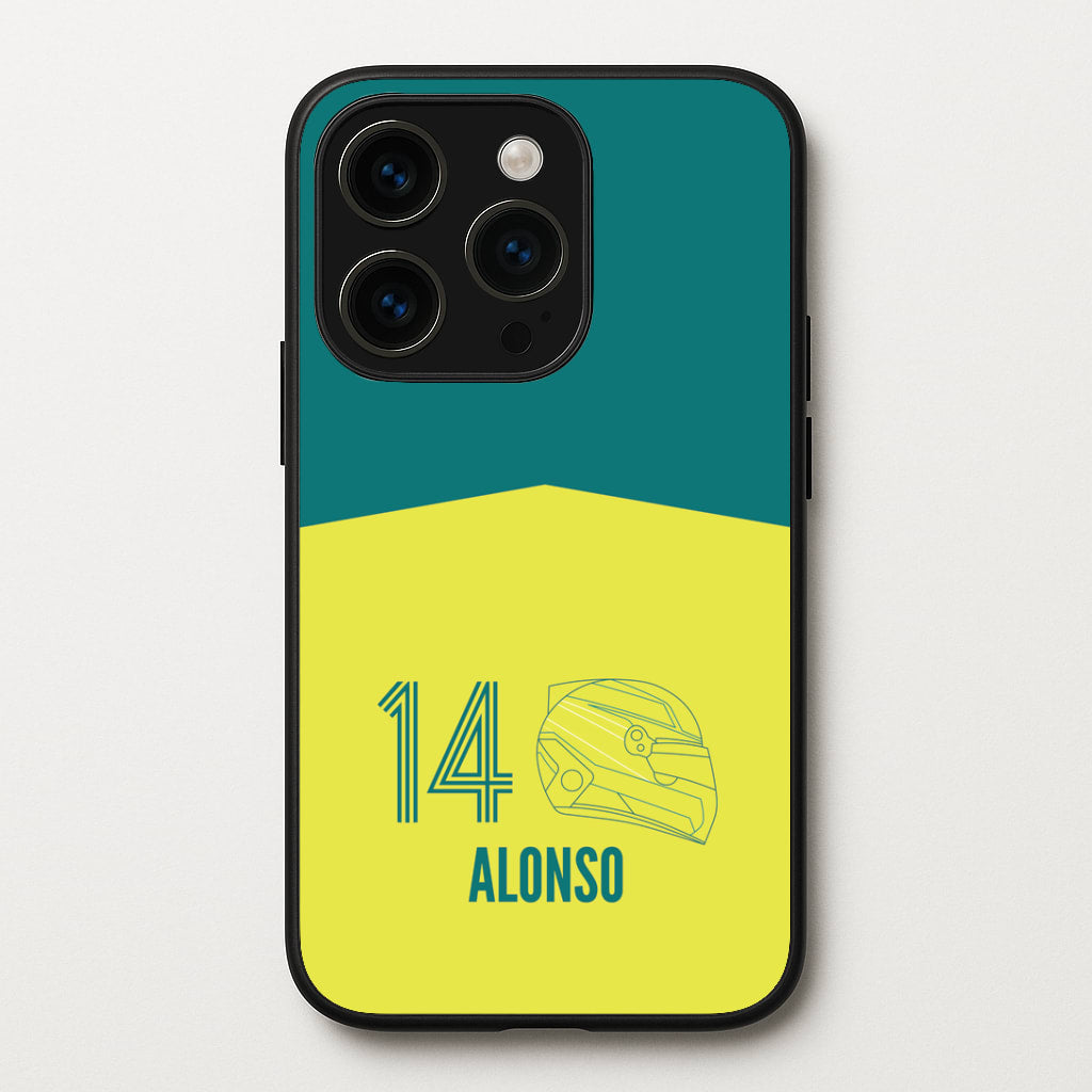 Alonso Helmet 2026 iPhone 15 Pro Case