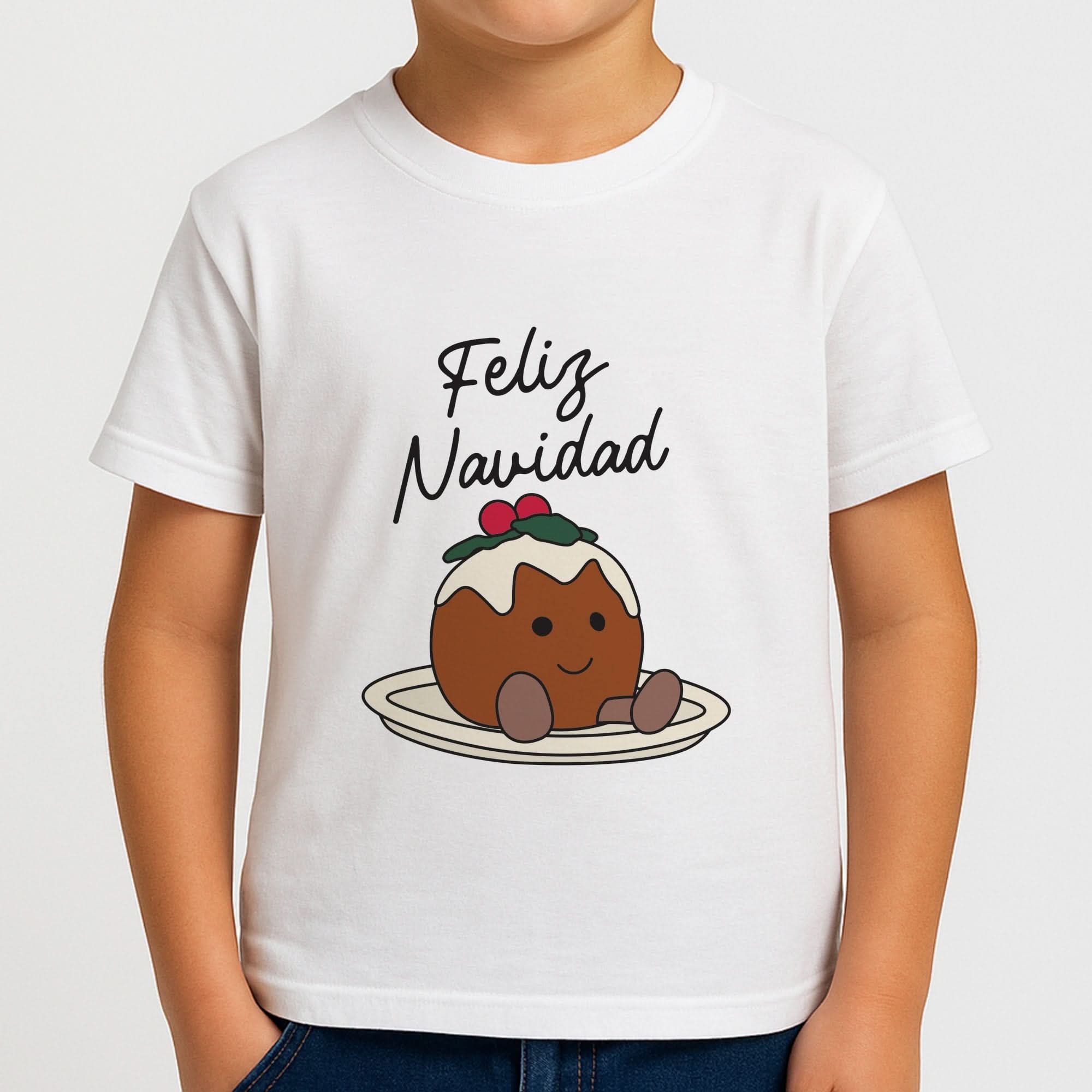 Christmas Pudding Plush Boys T-Shirt