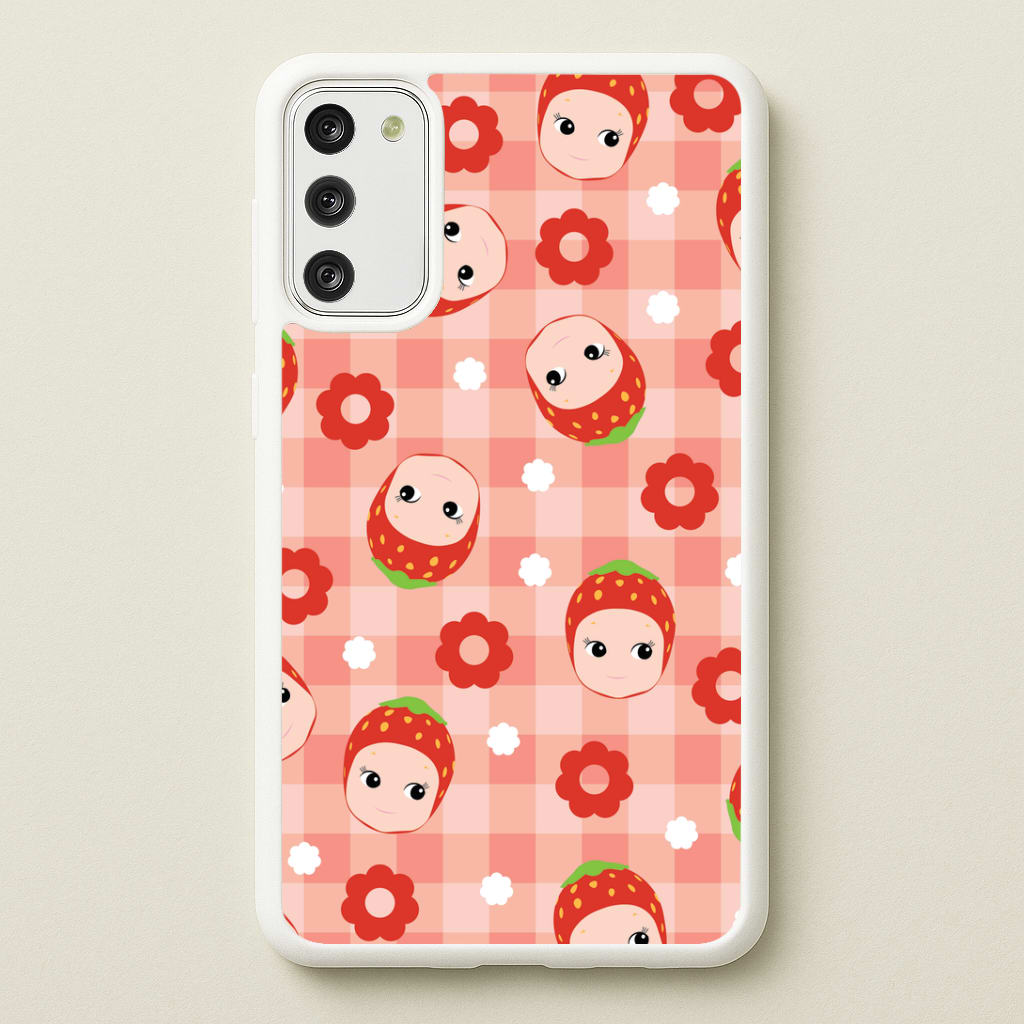 Strawberry Angel Pattern Galaxy S20 Case
