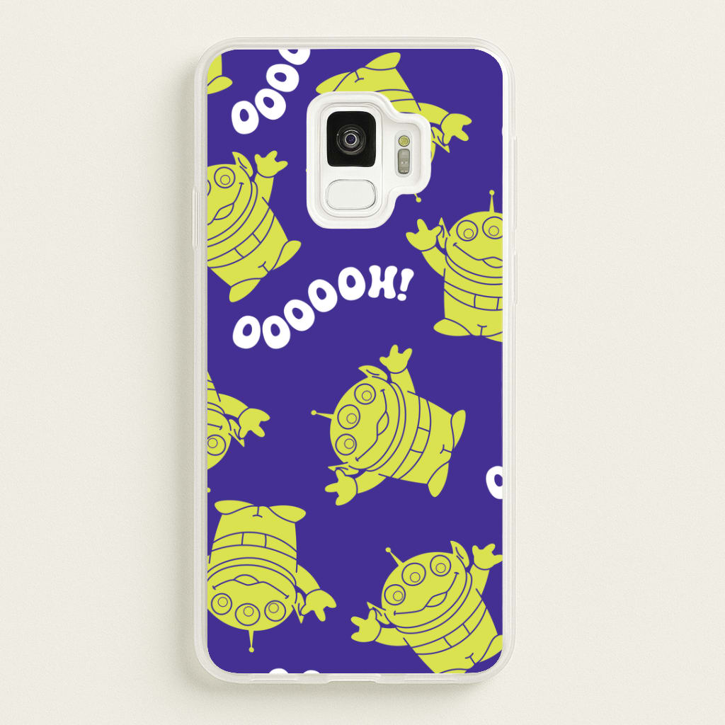 Toy Aliens Silhouette Pattern Galaxy S9 Case