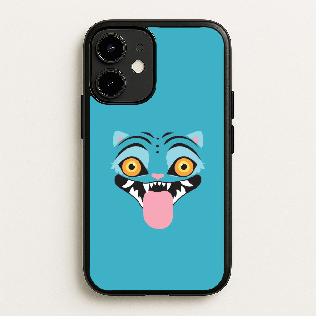 Demon Cat Face iPhone 12 / 12 Pro Case