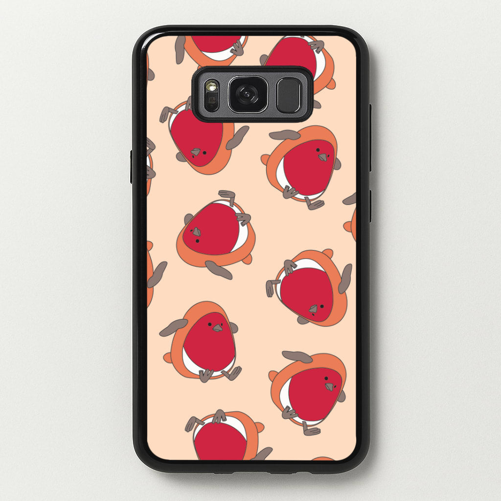 Christmas Robin Plush Pattern Galaxy S8 Plus Case