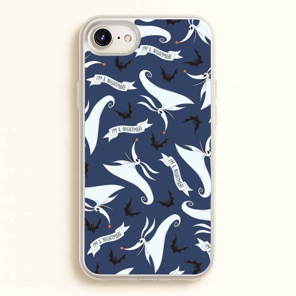 Skeleton Dog And Bats Pattern iPhone 6 / 7 / 8 / SE Case
