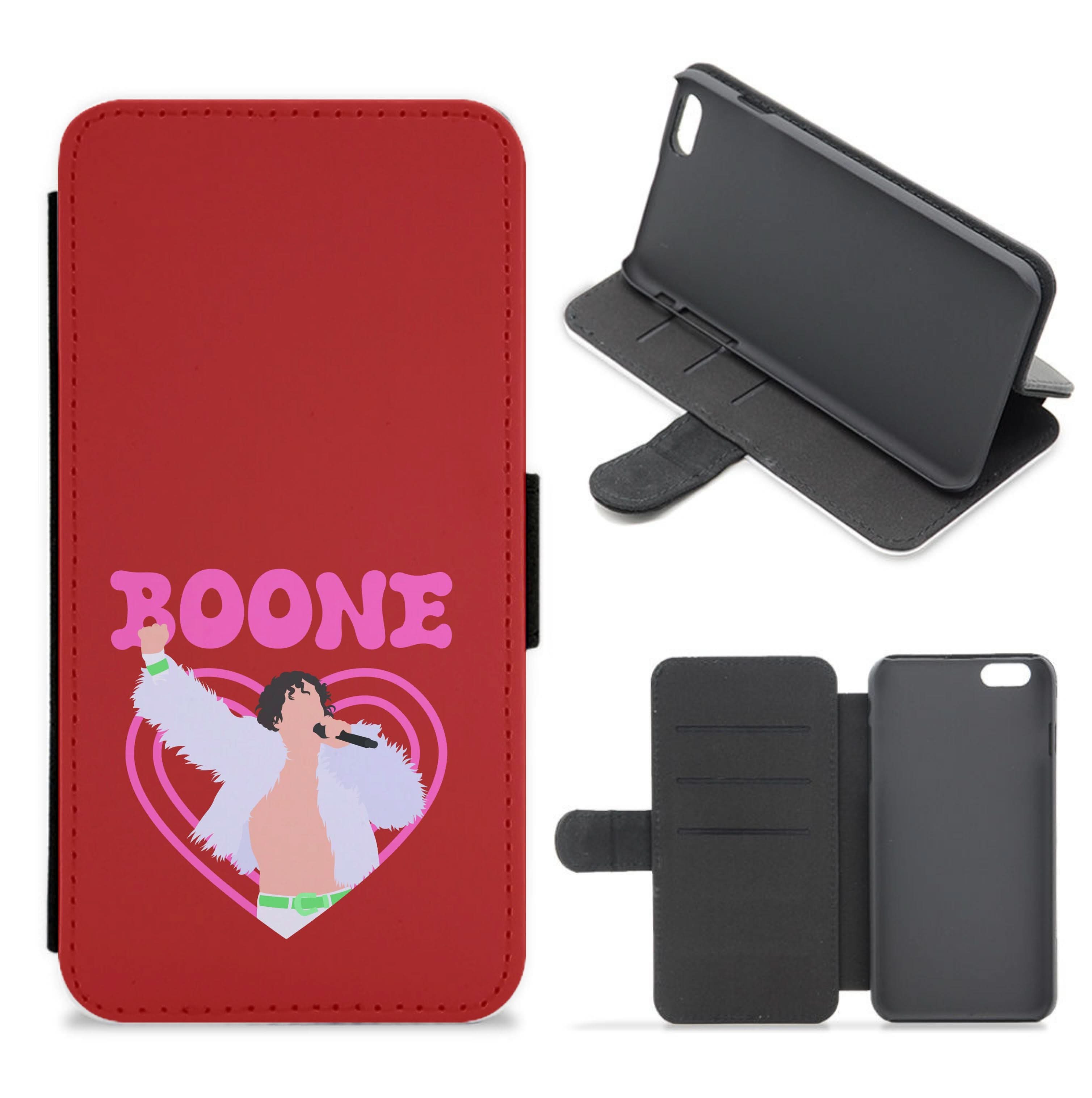 Boone Heart Flip / Wallet Phone Case