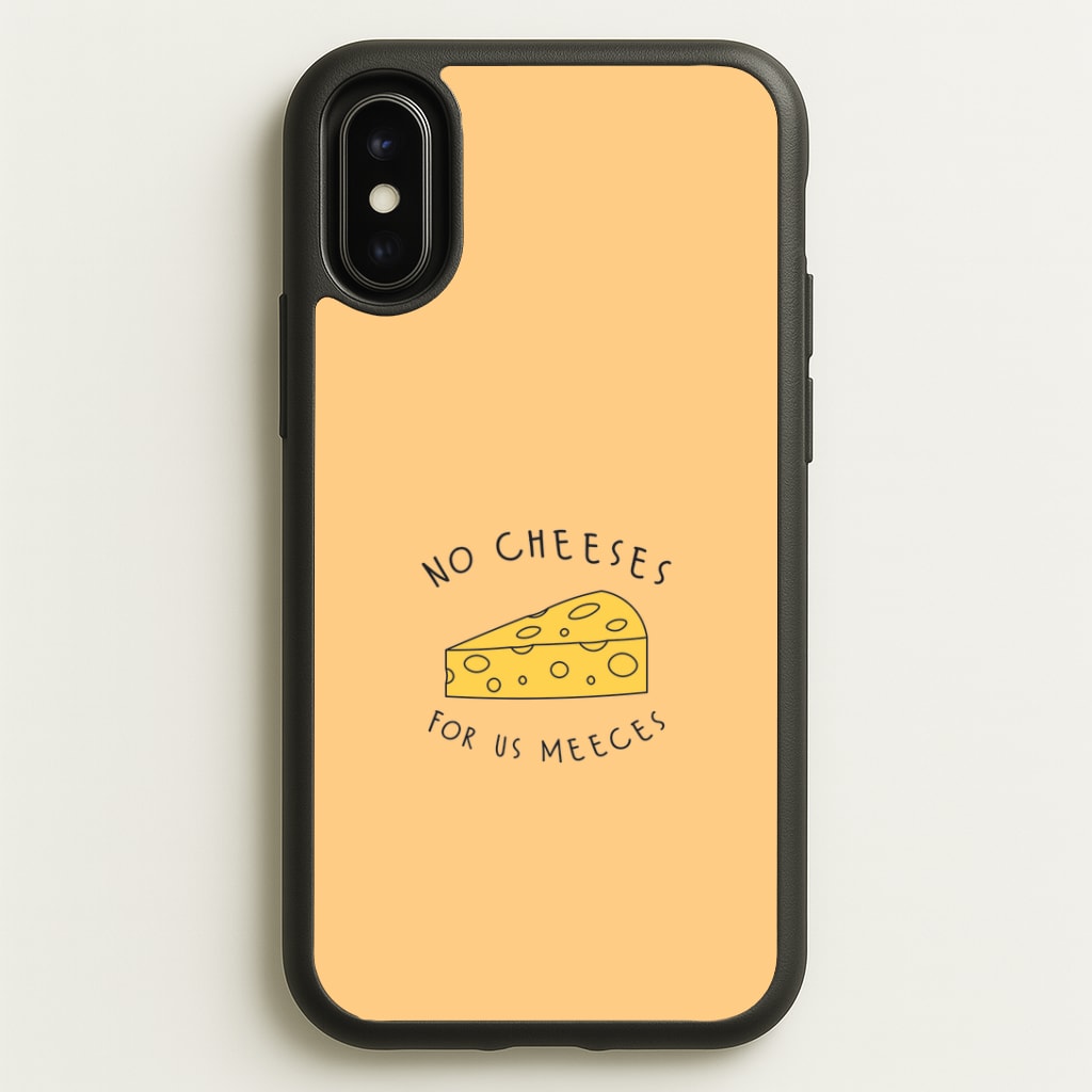 No Cheeses For Us Meeces iPhone X / XS Case