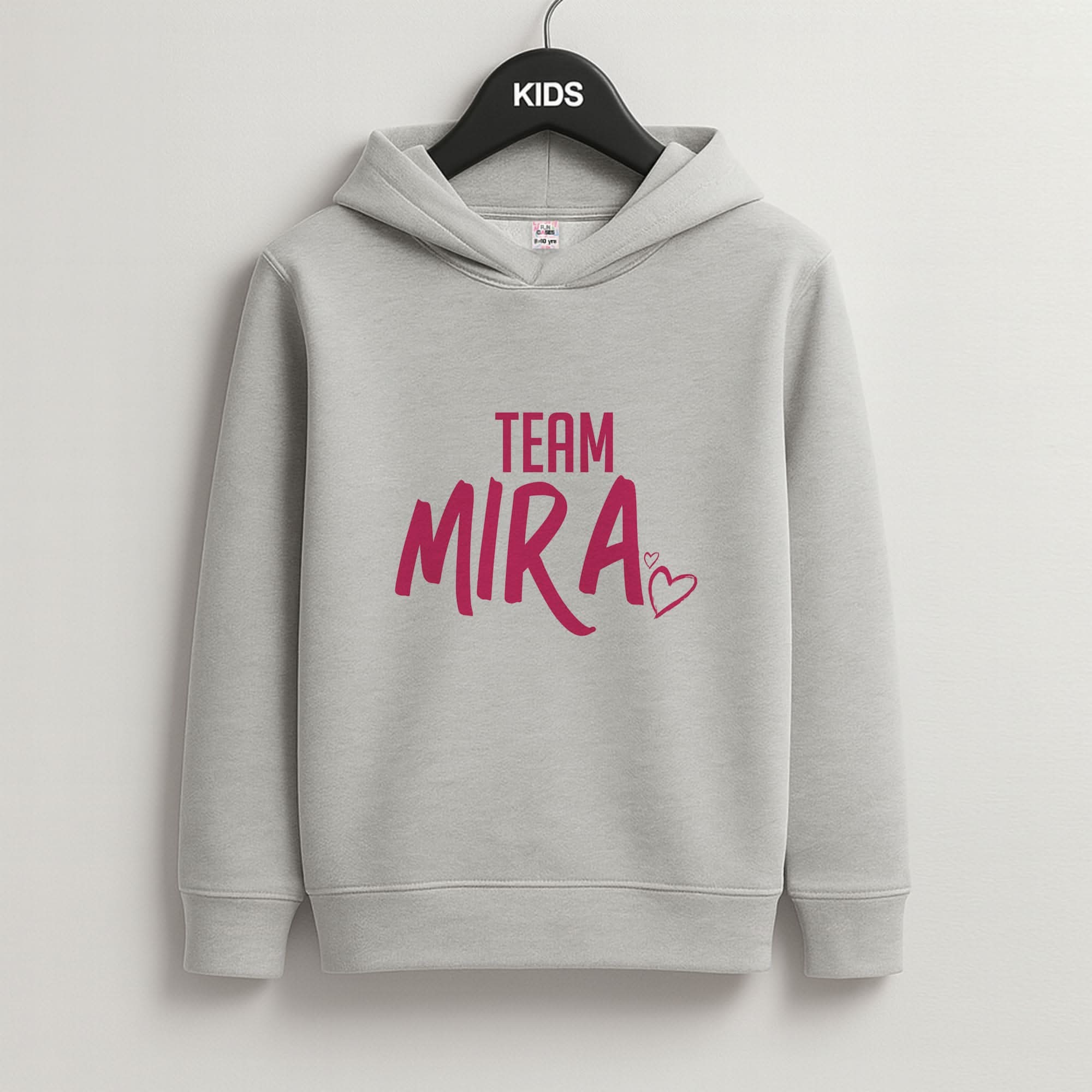 Team Mira Grey Kids Hoodie