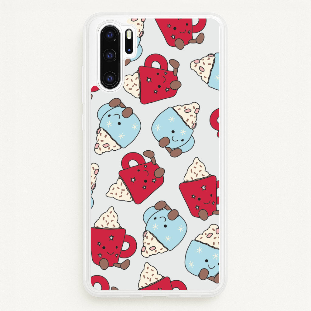 Christmas Drinks Plushies Pattern Huawei P30 Pro Case
