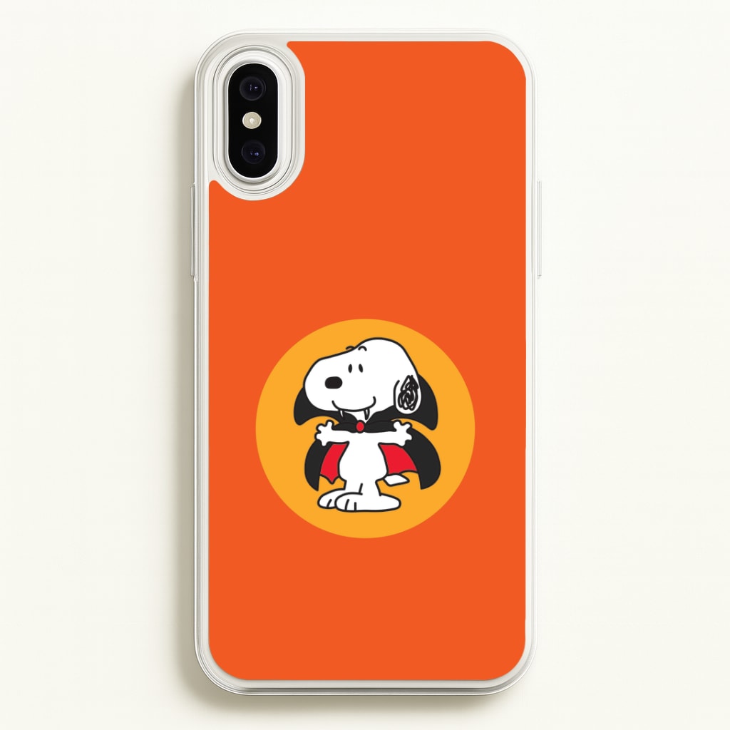 Cartoon Beagle Vampire iPhone XS Max Case
