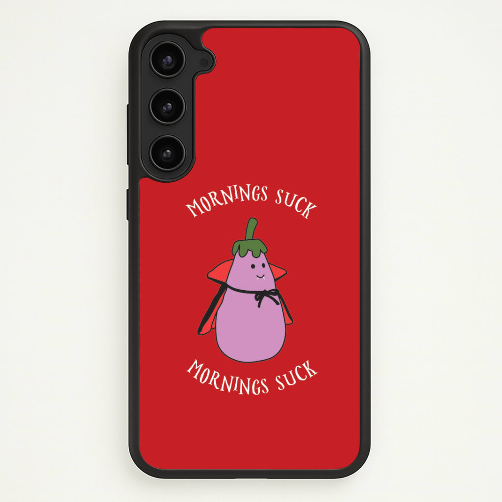 Mornings Suck Plush - Halloween Galaxy S23 Case